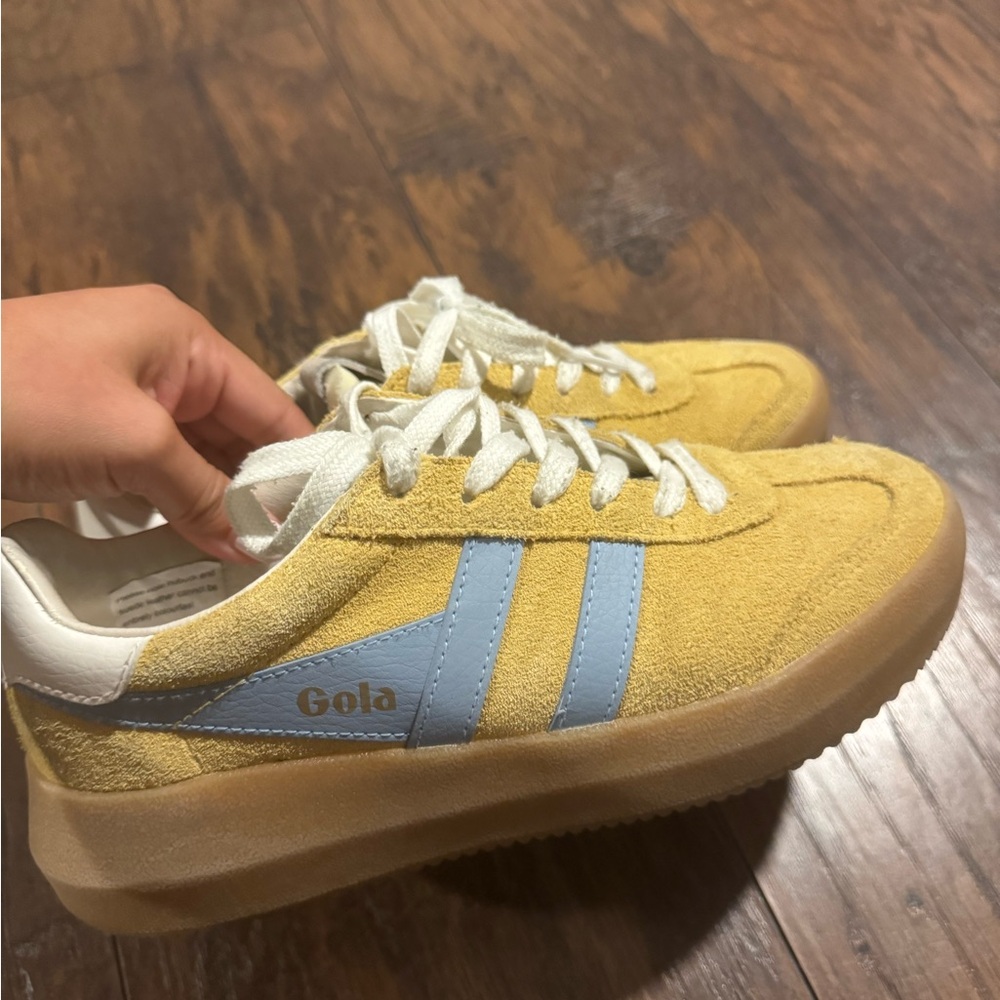 Gola Mustard and Light Blue Women's Sneakers